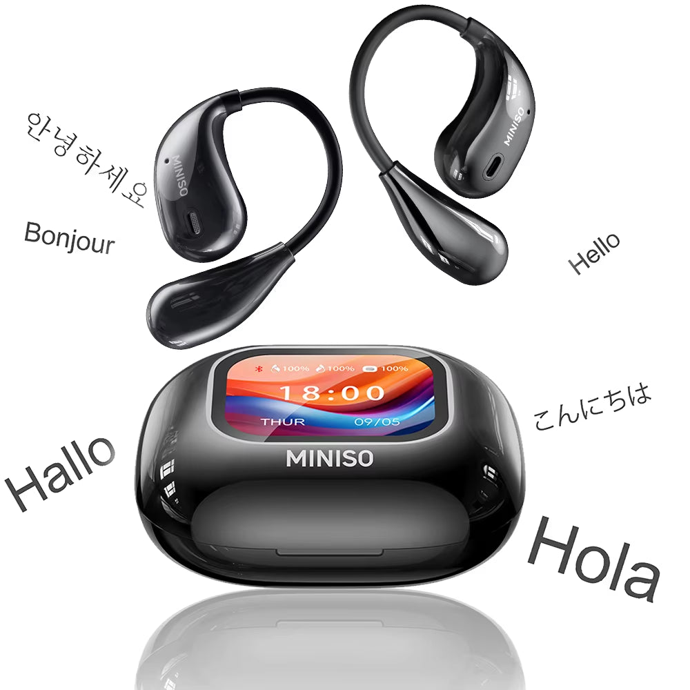 M95 AI Translation Earphones Bluetooth Intelligent Wireless Earbuds Low Latency